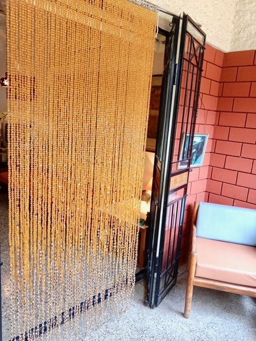 Interior Design Yellow Gold Crystal Beaded Curtain
