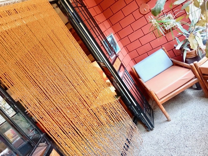 Sunshine Yellow Gold Ombre Beaded Partition For Balcony