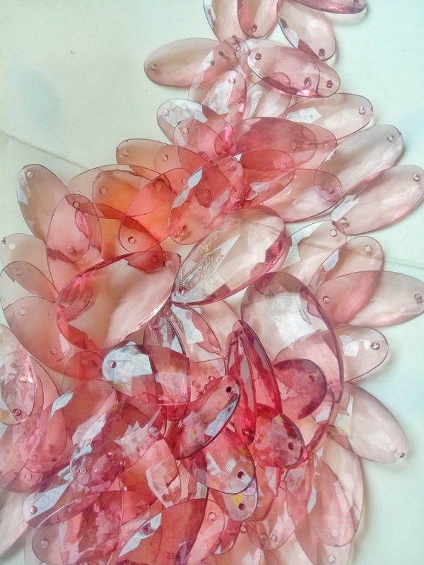 Rose gold drop shape beads Memories of a Butterfly