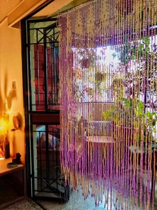 Multi-Colored Beaded Curtains 2026 Collection Beaded Curtain Glistening In The Sunlight