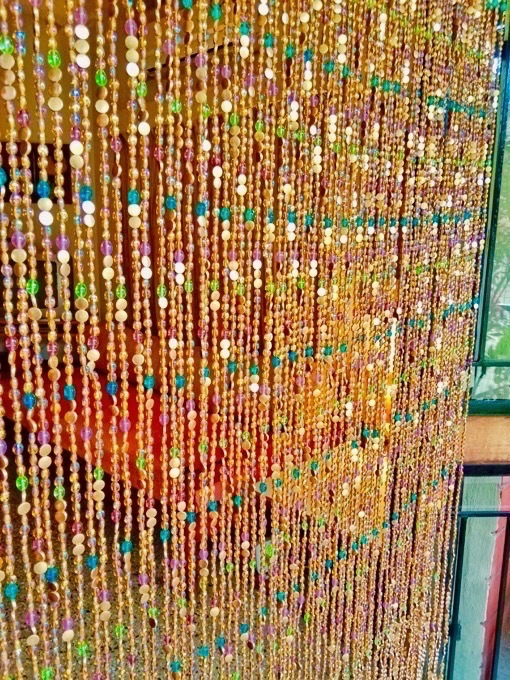 Living Dining Partition Collection Of Aurora Borealis Inspired Beaded Curtains