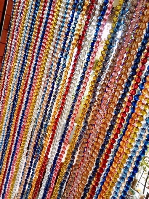 Colourful Wood Bead Door Curtains