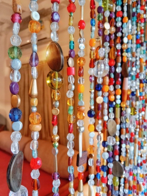 Colorful Beaded Curtain Texas Home Decor