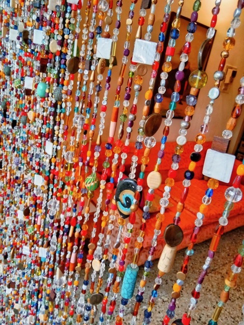 Colorful Beaded Curtains Texas Home Decor