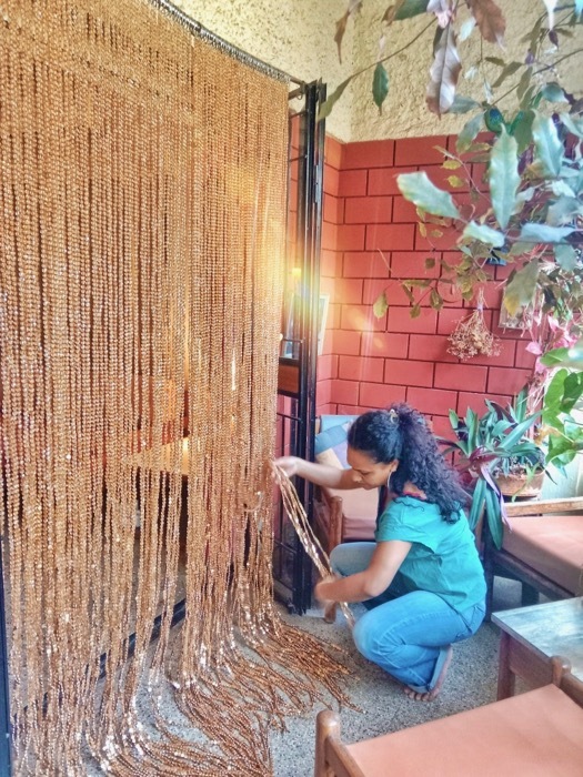 Spa Interior Partition Bead Curtain