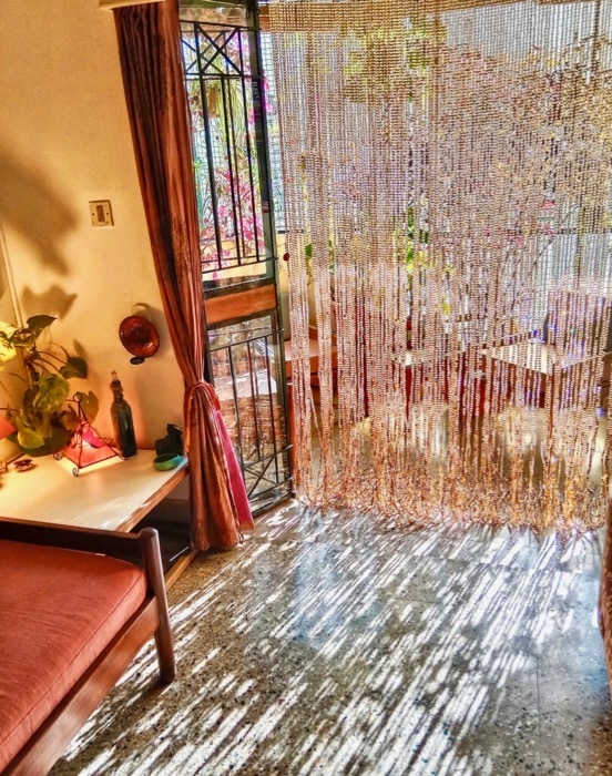 Spa Partition Screen Beaded Curtains Room Divider