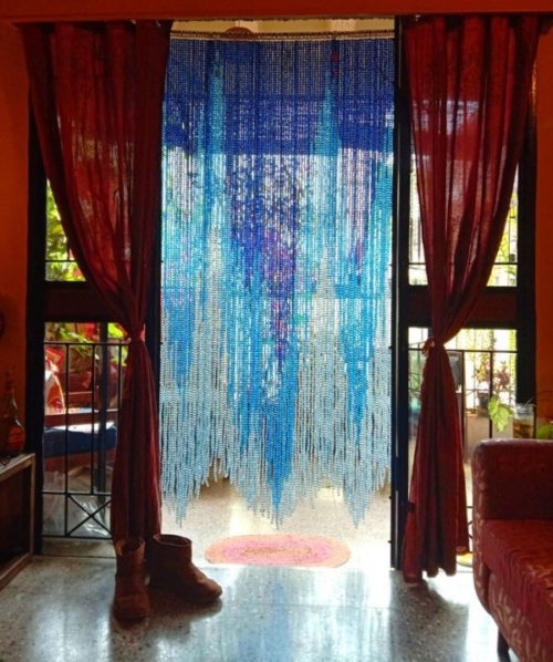 New York Crystal Beaded Room Divider