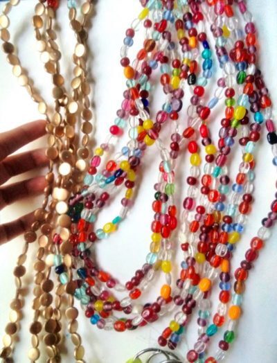 Indian Beautiful Colourful Beads Strings For Doorway