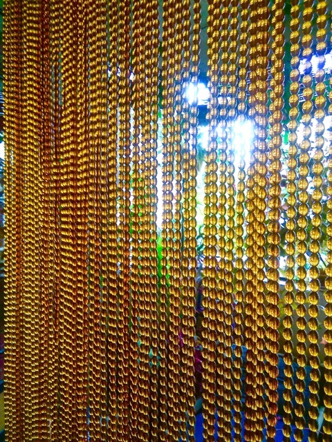 shop beautiful topaz glass beads room partition