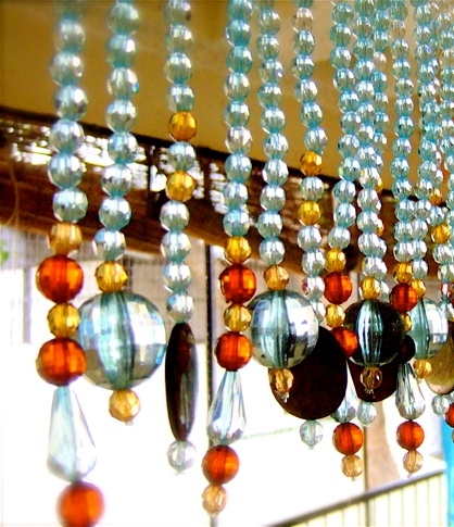 Pooja Room Door Bead Curtain