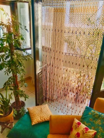 interior design bead curtain