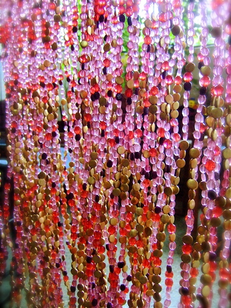 Pink Purple Colorful Door Beads Curtain Amazing Bead Curtain