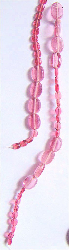 pink bead curtain