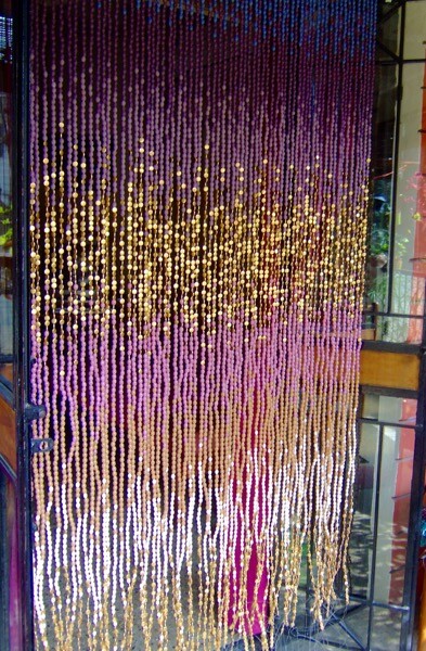 designer glass beaded curtain