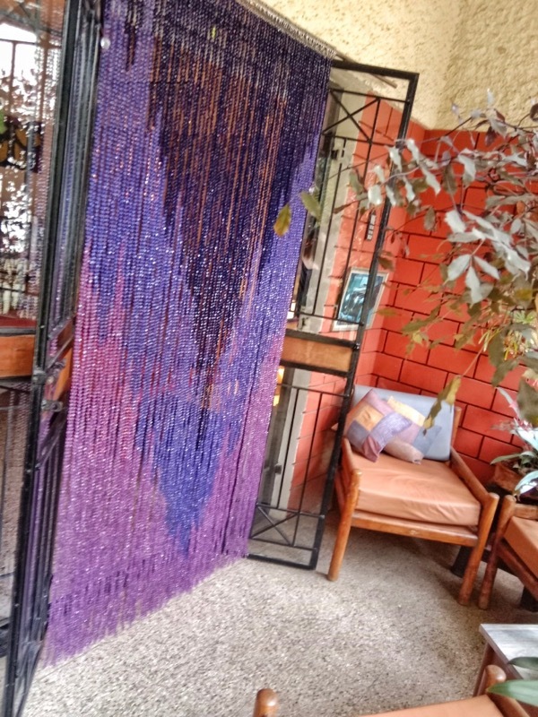 Ohio Usa Navy Purple Door Beaded Curtain Room Divider