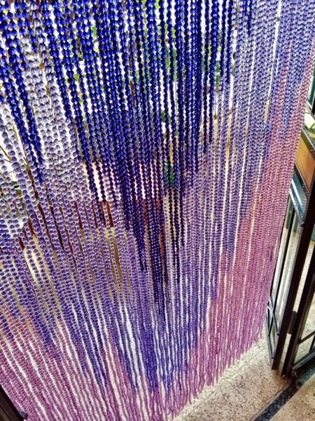 Ohio Usa Navy Purple Ombre Bead Curtains